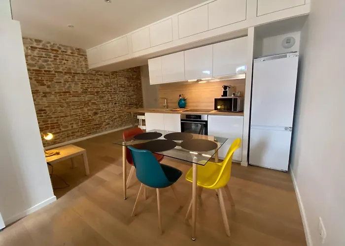 Enormous Charm T2 Historic Center Laundry Fiber Appartement